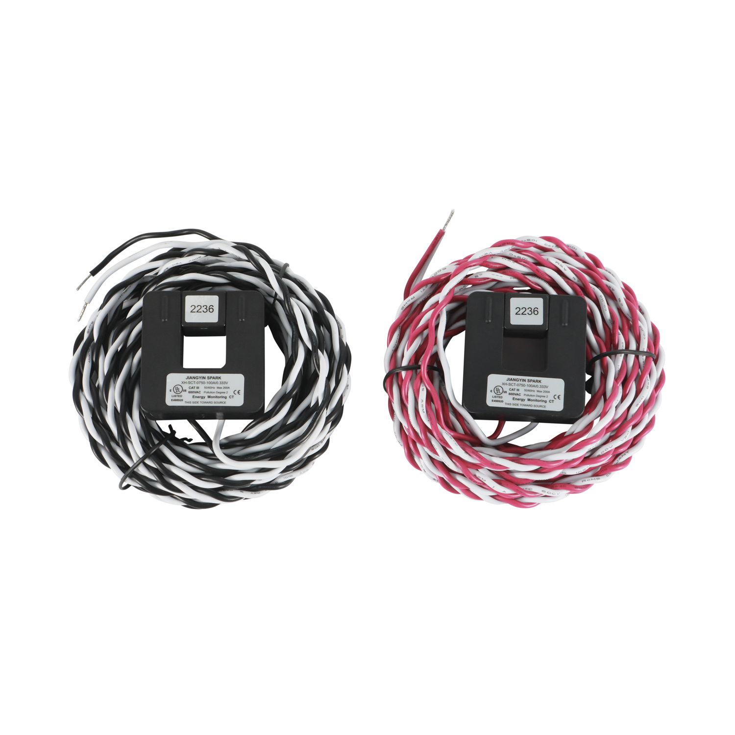 Ul2808 xh sct 0750 split core current transformer energy monitoring cts
