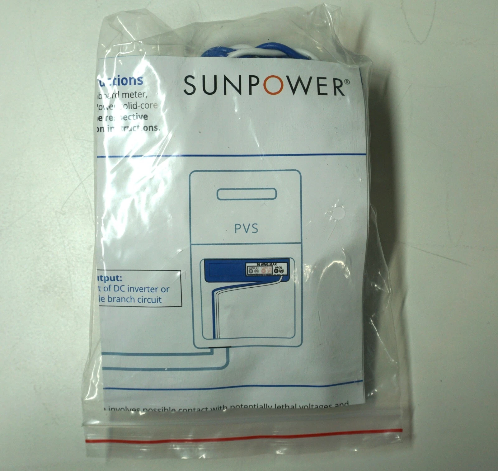 SunPower Solid-Core Current Transformer 534278 4M Compatible with PVS6