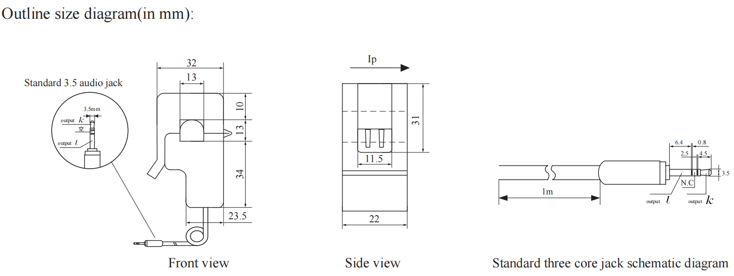 SCT013 – Split‑Core Current Transformer Designed for building energy monitoring and sub‑metering systems requiring non‑invasive installation in retrofit projects.